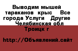 Выводим мышей ,тараканов, крыс. - Все города Услуги » Другие   . Челябинская обл.,Троицк г.